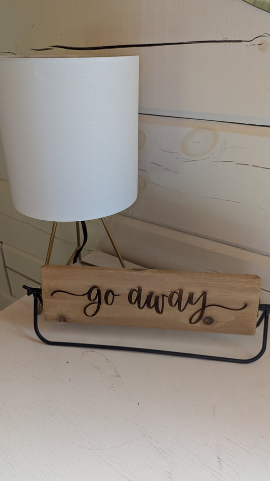Rustic Wooden Flip Sign - POS