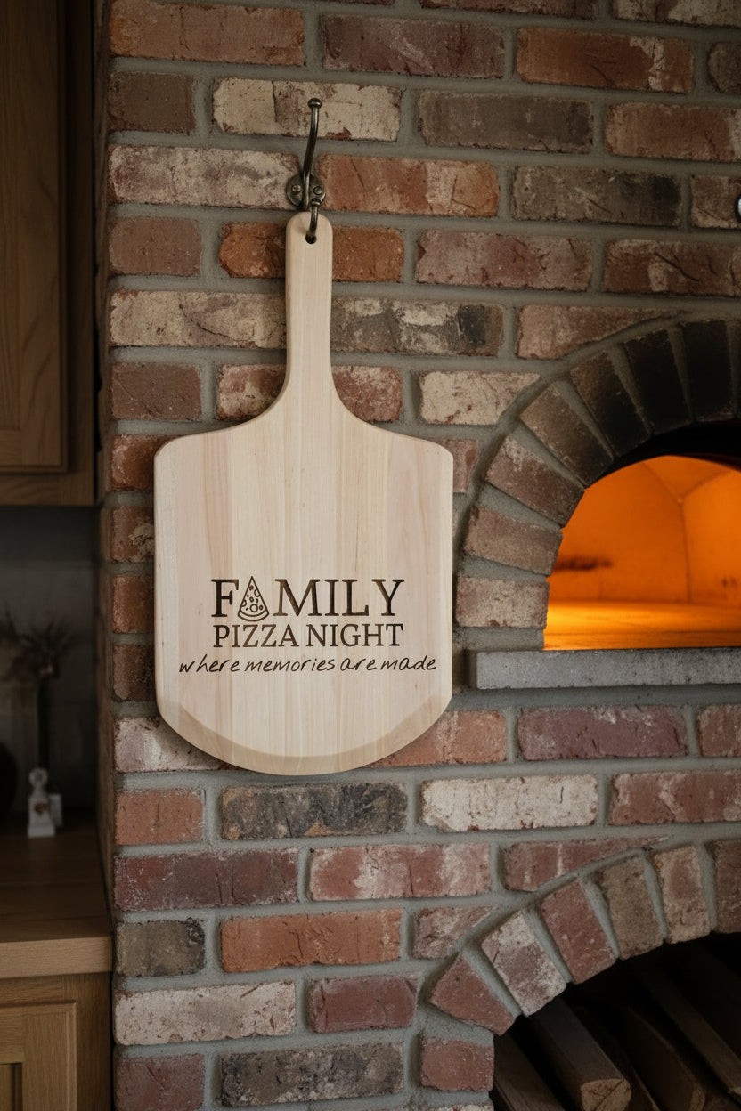Pizza Peel | Custom Engraved Wooden Pizza Board