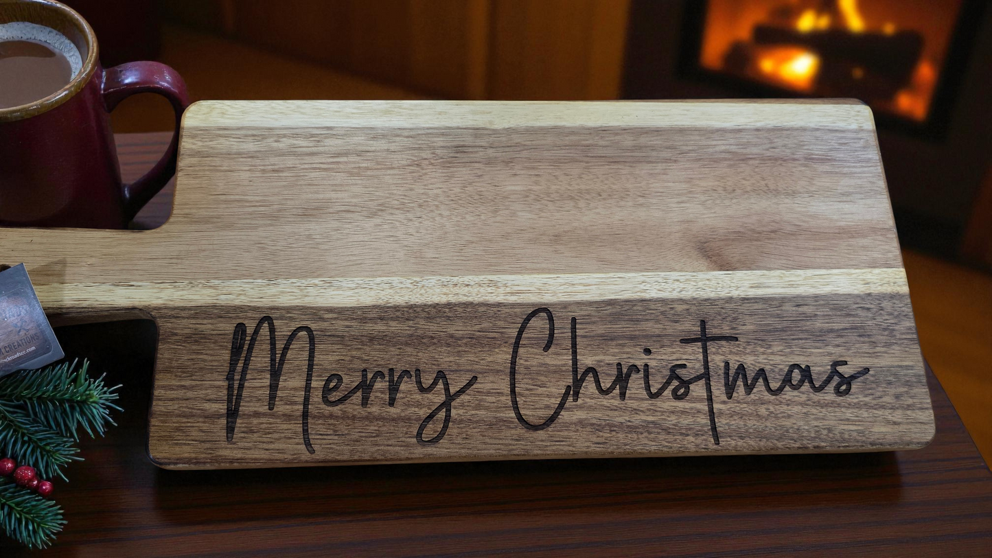 Merry Christmas 2 Cutting Board