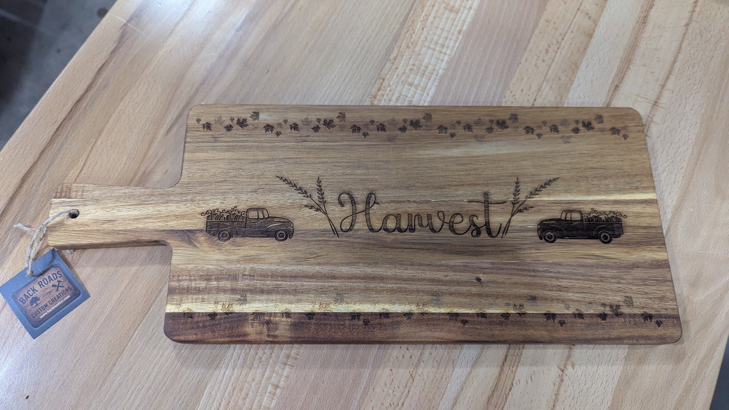 Acacia Wood Cutting Board 19.5" X 8"