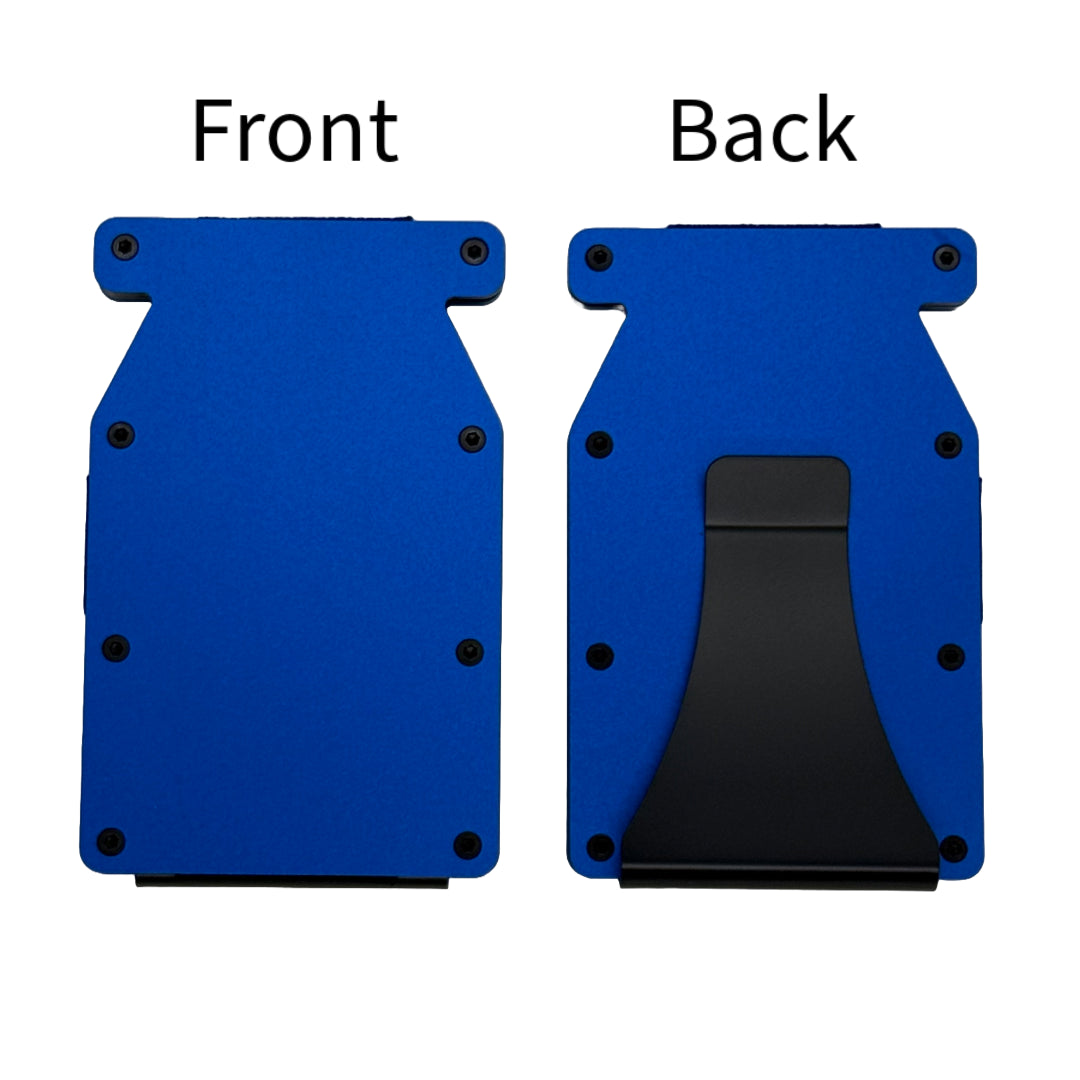 The Notch™ Custom Color RFID Wallet – Laser Engraved Minimalist Aluminum Wallet