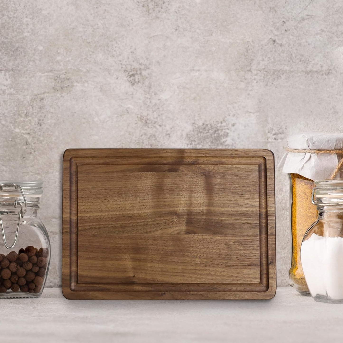 Personalized Black Walnut Cutting Board (12" x 8")