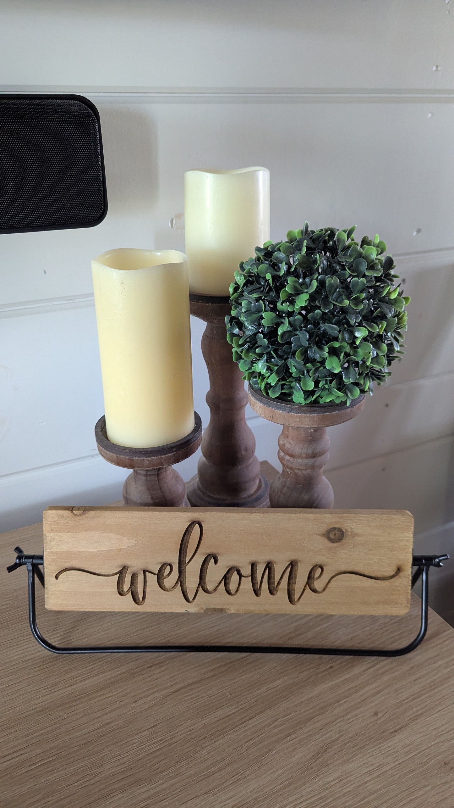 Rustic Wooden Flip Sign - POS