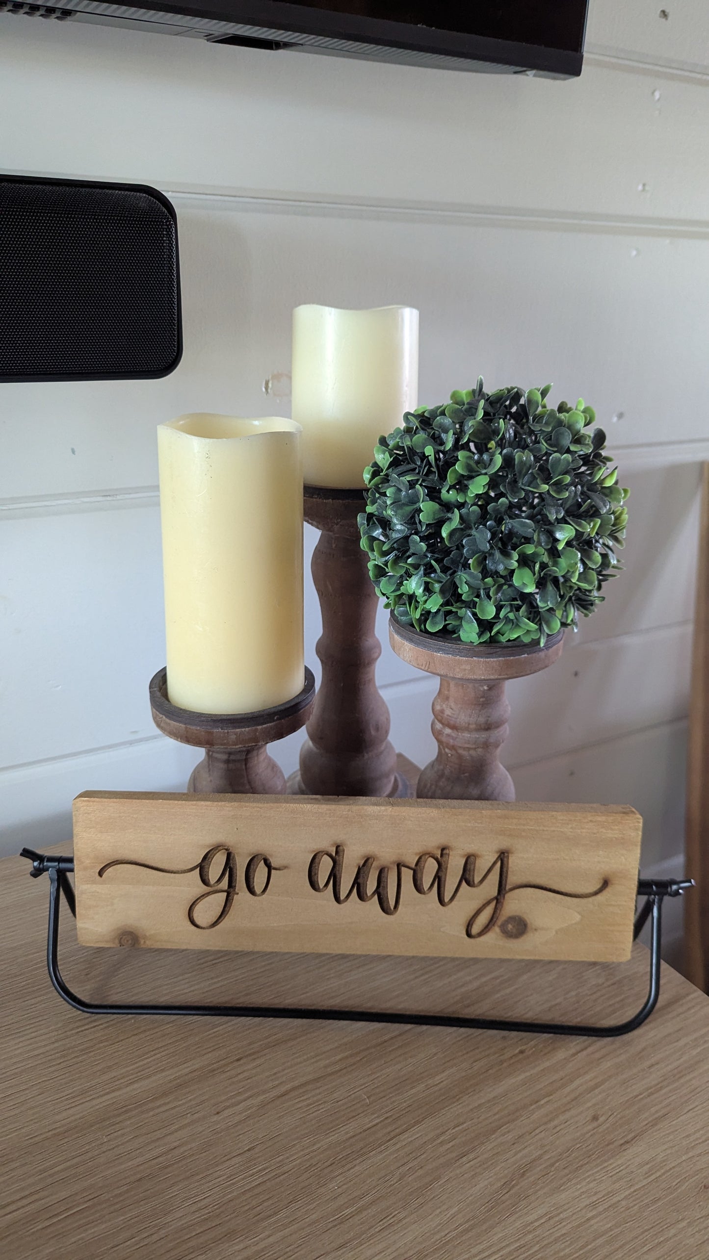 Rustic Wooden Flip Sign - POS