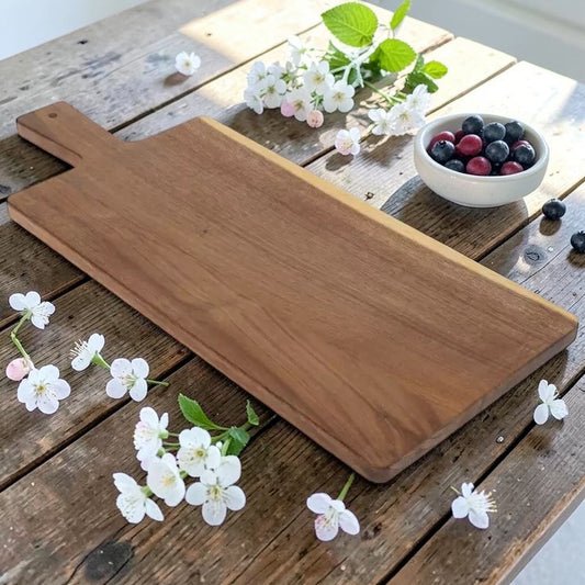 Acacia Wood Cutting Board 19.5" X 8"