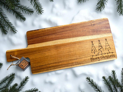 Acacia Wood Cutting Board 19.5" X 8"