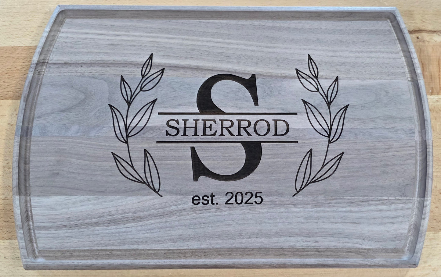 Personalized Walnut Cutting Board - POS