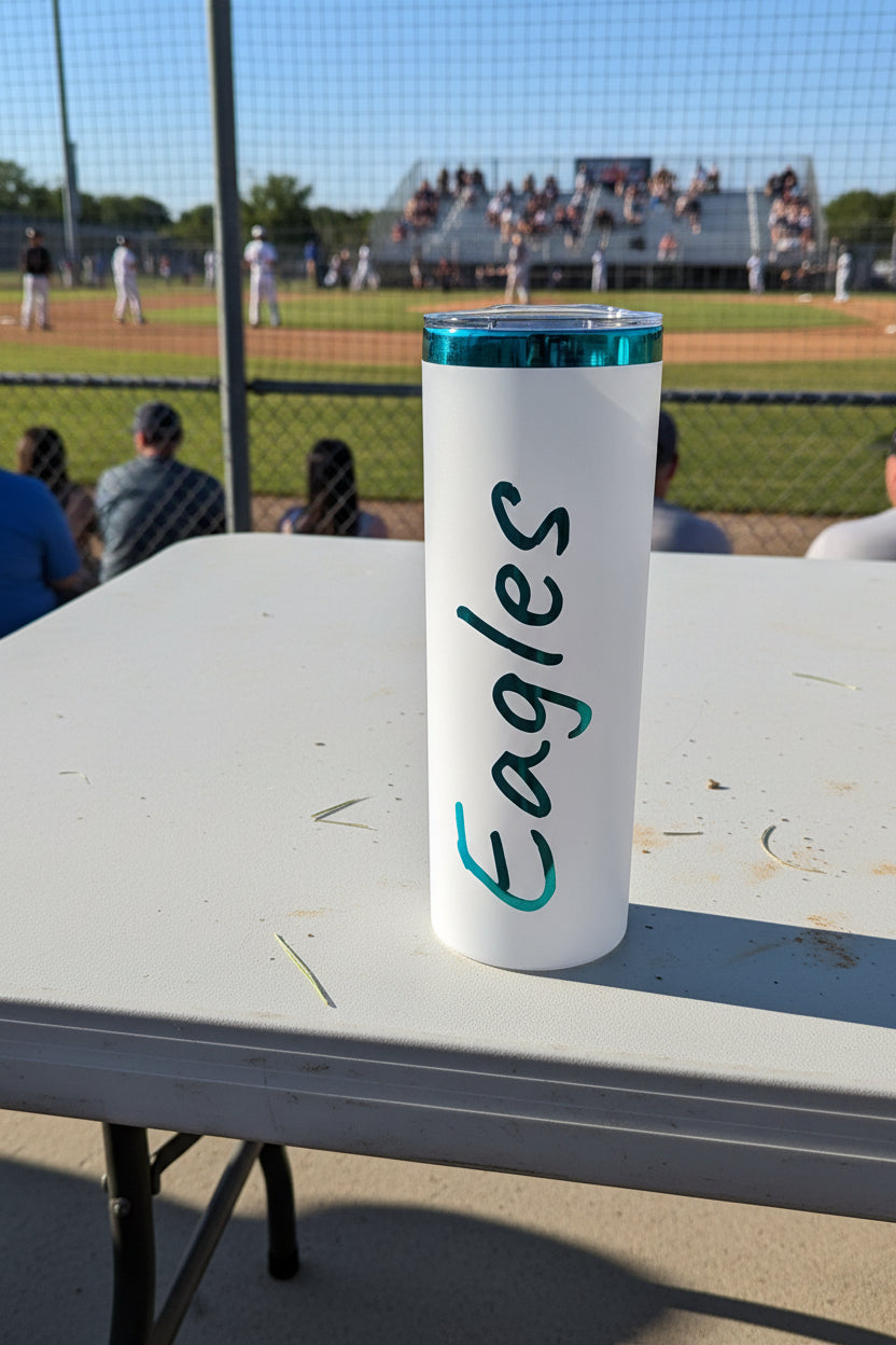 20 oz Skinny Tumbler – Personalized Name Tumbler