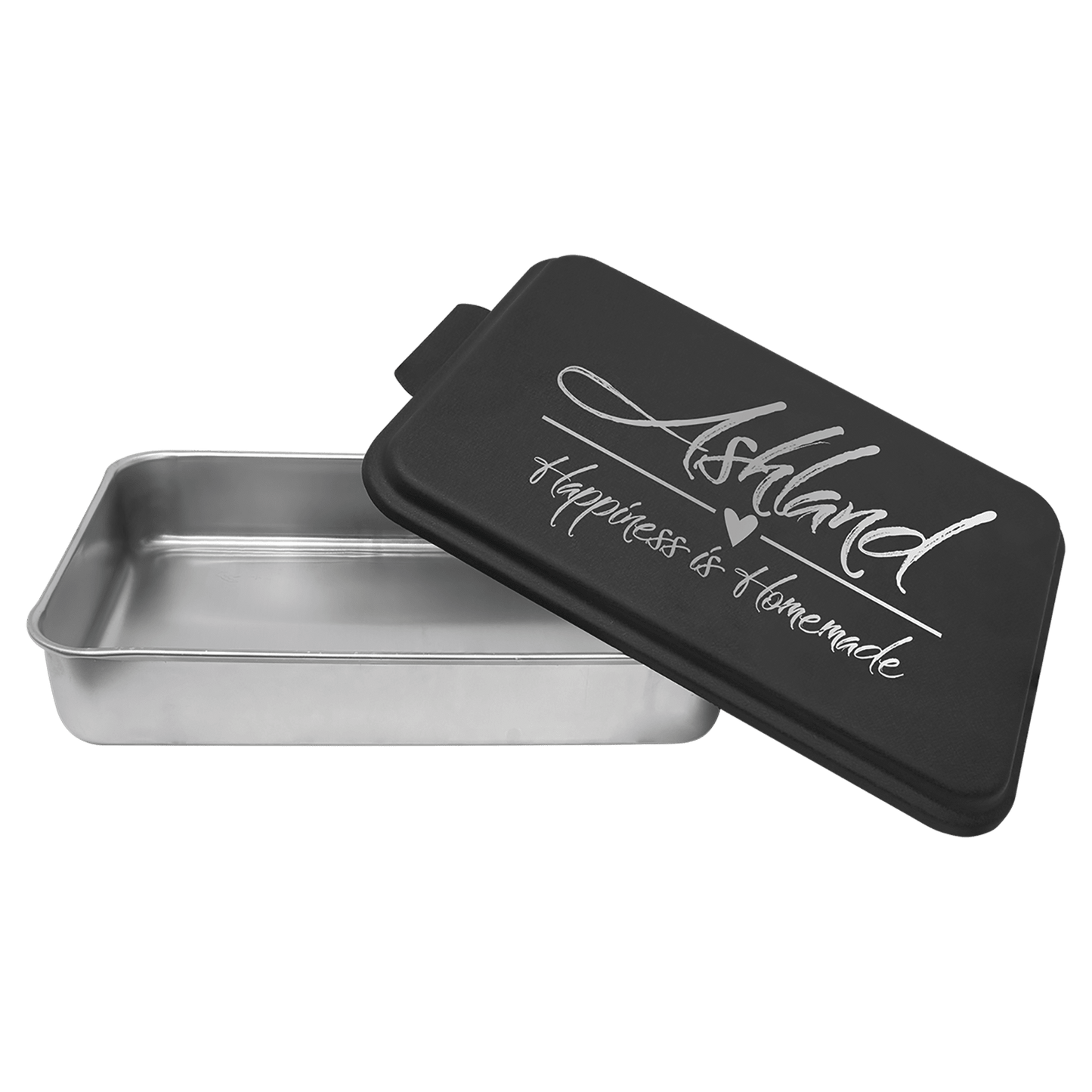 Personalized Cake Pan with Custom Engraved Lid