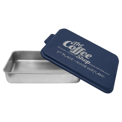 Personalized Cake Pan with Custom Engraved Lid