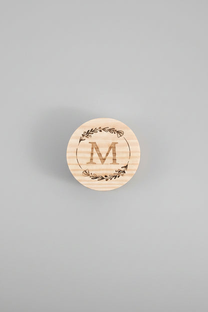 Personalized Engraved Candle – Wooden Lid Candle Gift