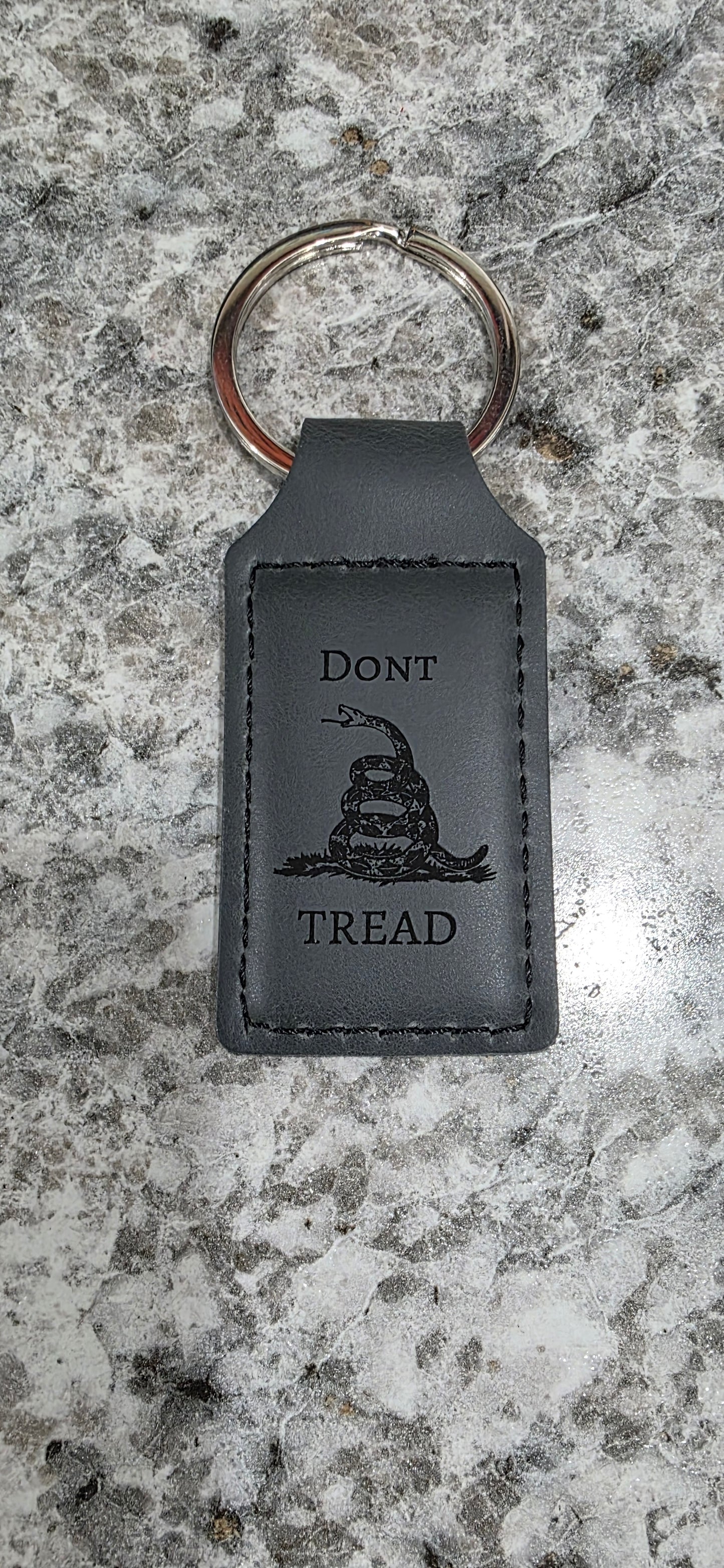 Custom Laser Engraved Leather Keychains