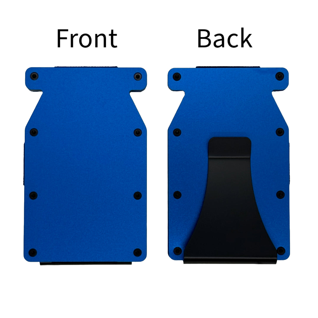 The Notch™ Custom Color RFID Wallet – Laser Engraved Minimalist Aluminum Wallet