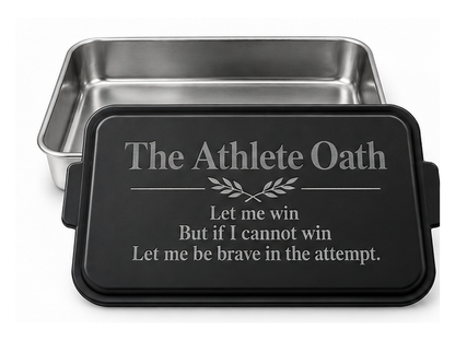 Arcola Special Olympics Fundraiser — Custom Cake Pan with Engraved Lid