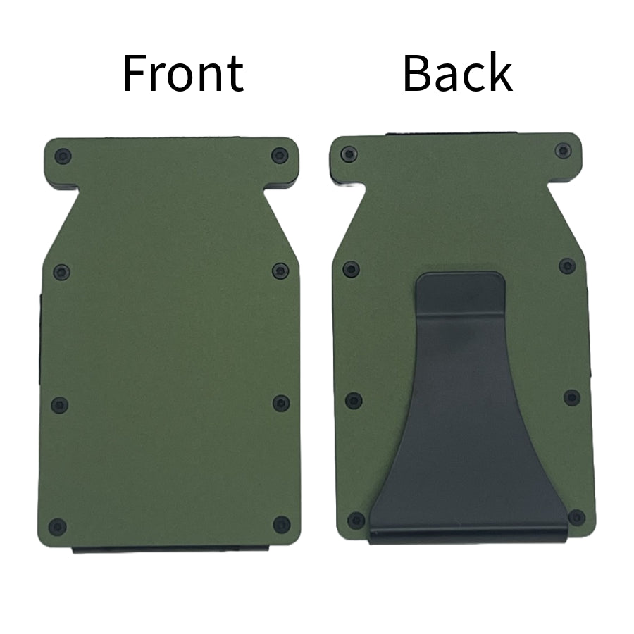 The Notch™ Custom Color RFID Wallet – Laser Engraved Minimalist Aluminum Wallet