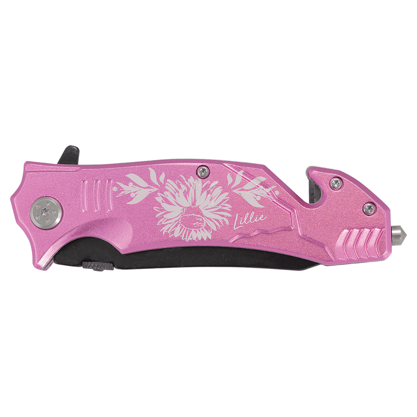 Custom Engraved Bison River 4.5" Rescue Knife | Personalized Emergency Knife