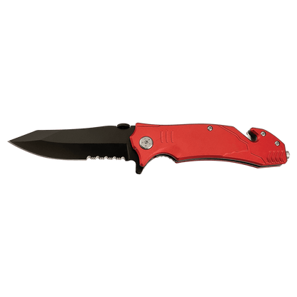 Custom Engraved Bison River 4.5" Rescue Knife | Personalized Emergency Knife