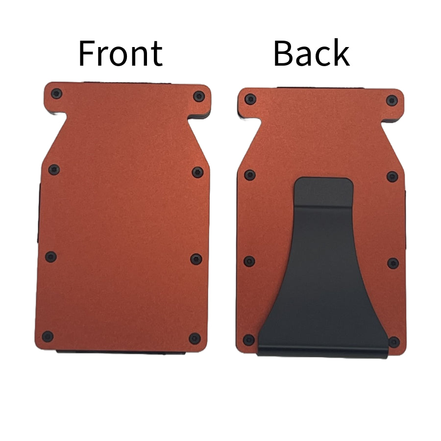 The Notch™ Custom Color RFID Wallet – Laser Engraved Minimalist Aluminum Wallet