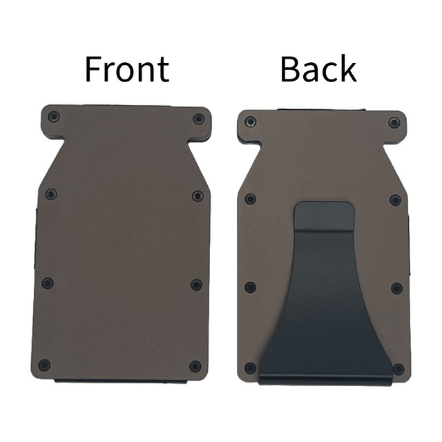 The Notch™ Custom Color RFID Wallet – Laser Engraved Minimalist Aluminum Wallet