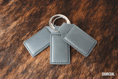 Custom Laser Engraved Leather Keychains