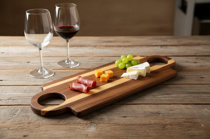 Custom Dual Handle Acacia Cutting Board