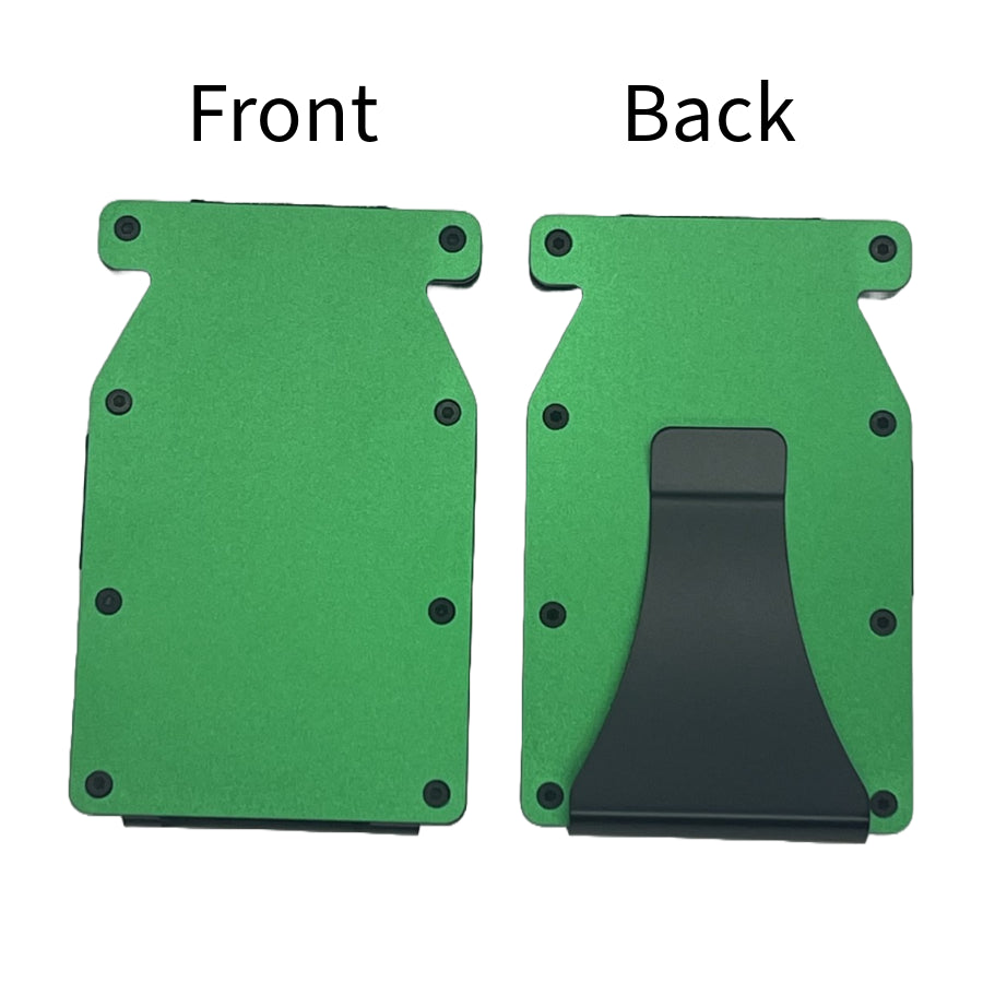 The Notch™ Custom Color RFID Wallet – Laser Engraved Minimalist Aluminum Wallet