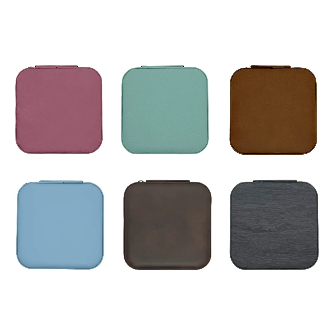 Lux Leatherette Jewelry Box – Personalized Travel Jewelry Case