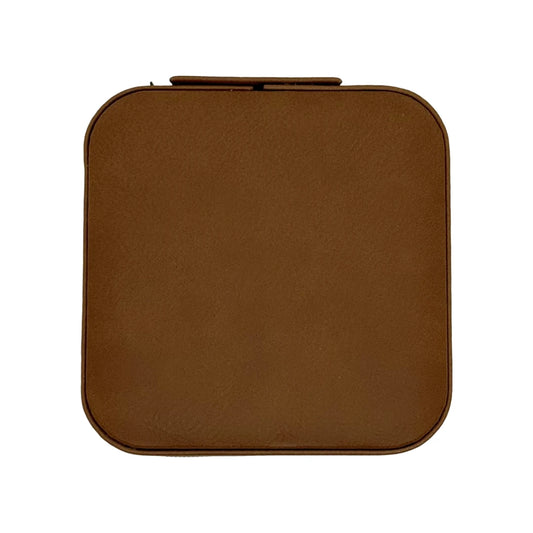 Lux Leatherette Jewelry Box – Personalized Travel Jewelry Case