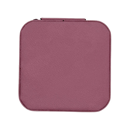 Lux Leatherette Jewelry Box – Personalized Travel Jewelry Case