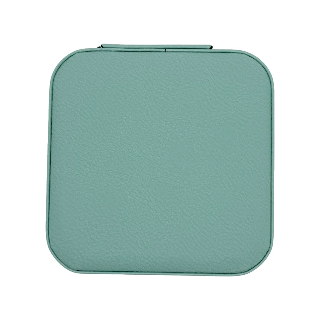 Lux Leatherette Jewelry Box – Personalized Travel Jewelry Case
