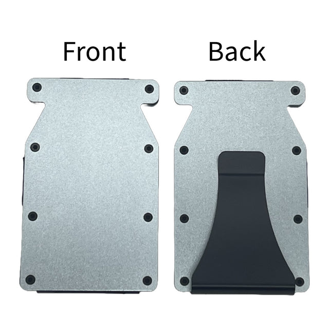 The Notch™ Custom Color RFID Wallet – Laser Engraved Minimalist Aluminum Wallet