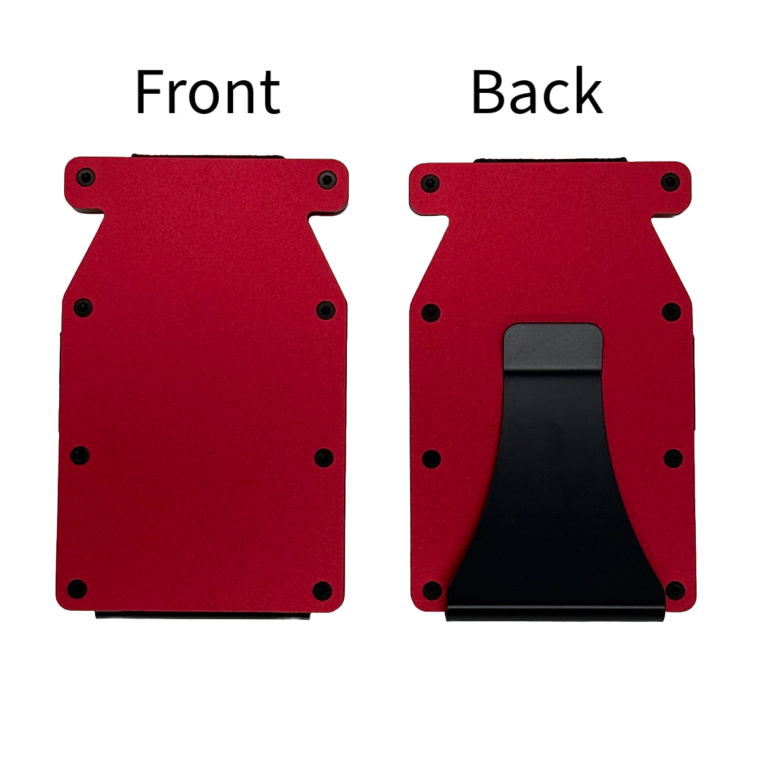 The Notch™ Custom Color RFID Wallet – Laser Engraved Minimalist Aluminum Wallet