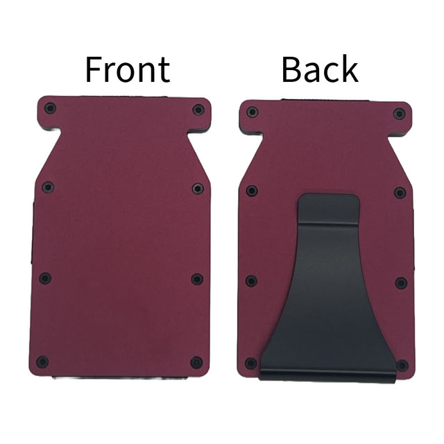 The Notch™ Custom Color RFID Wallet – Laser Engraved Minimalist Aluminum Wallet