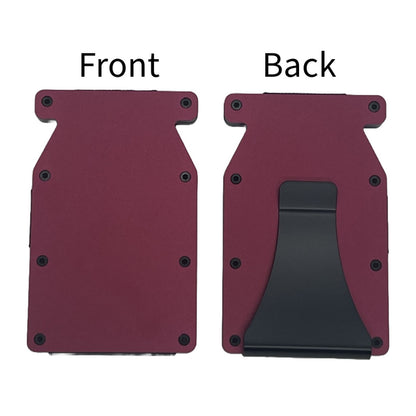 The Notch™ Custom Color RFID Wallet – Laser Engraved Minimalist Aluminum Wallet