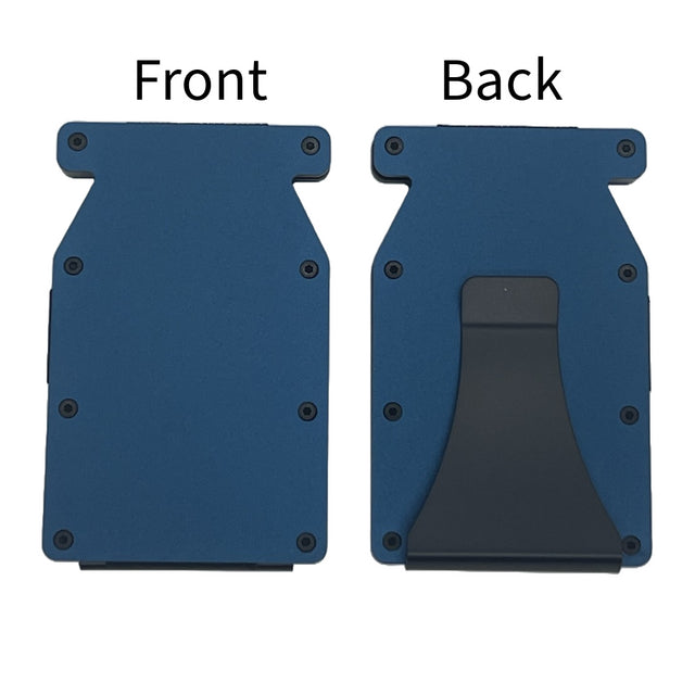 The Notch™ Custom Color RFID Wallet – Laser Engraved Minimalist Aluminum Wallet