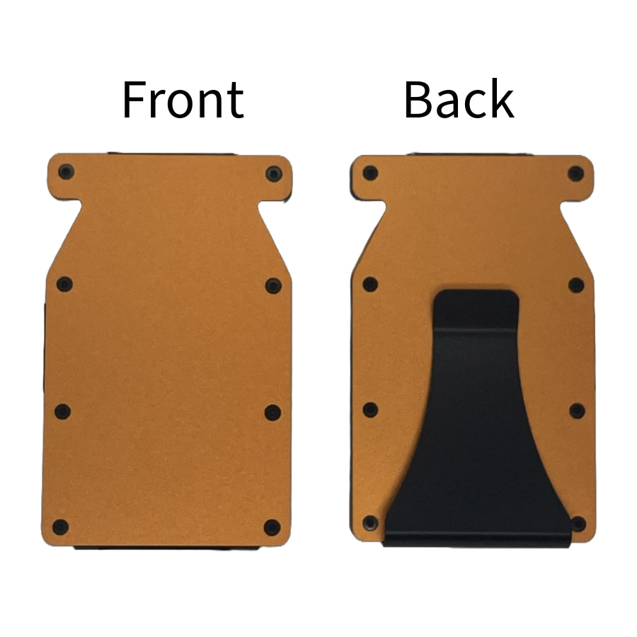The Notch™ Custom Color RFID Wallet – Laser Engraved Minimalist Aluminum Wallet