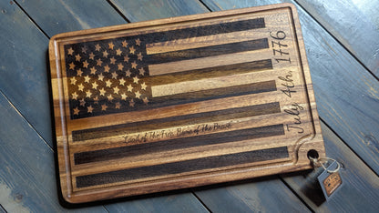 Premium Cutting Board - American Flag