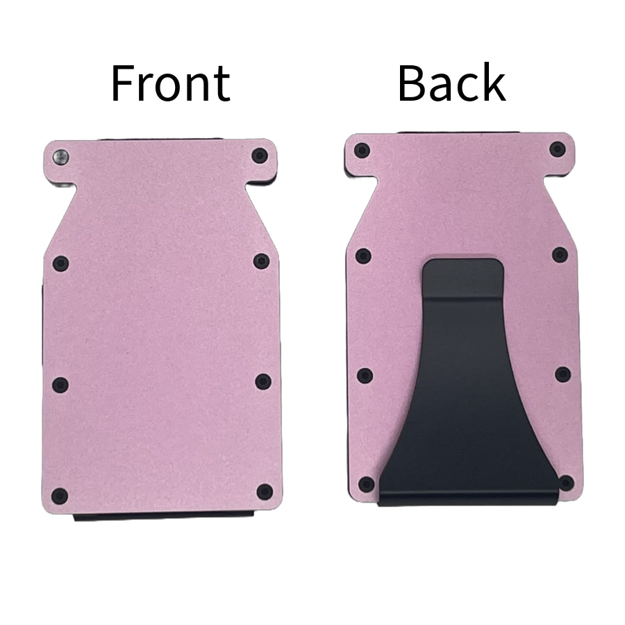 The Notch™ Custom Color RFID Wallet – Laser Engraved Minimalist Aluminum Wallet