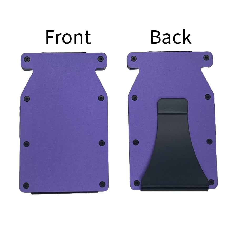 The Notch™ Custom Color RFID Wallet – Laser Engraved Minimalist Aluminum Wallet