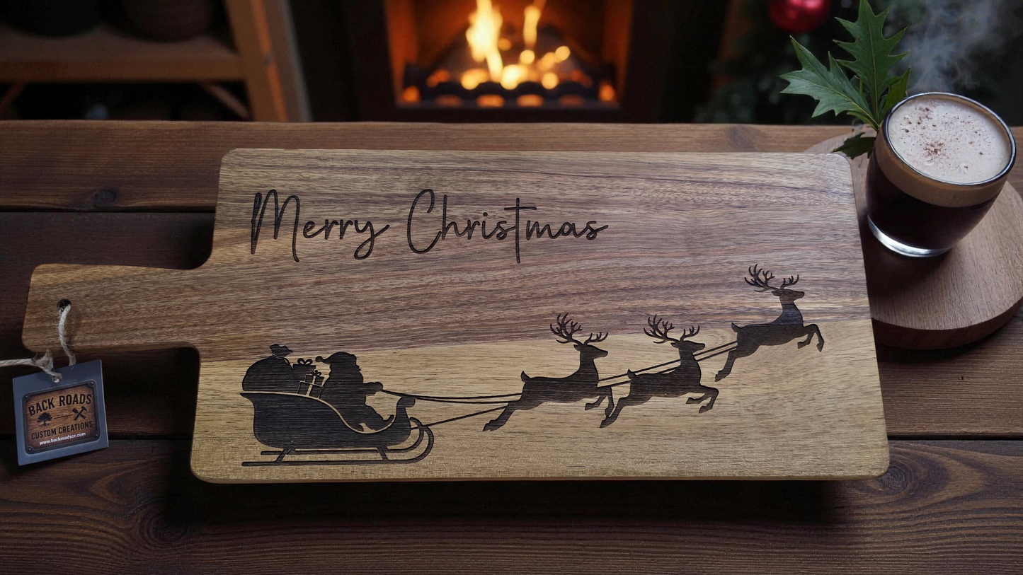 Acacia Wood Cutting Board 19.5" X 8"