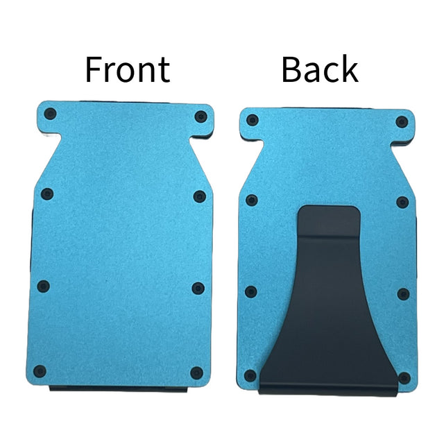 The Notch™ Custom Color RFID Wallet – Laser Engraved Minimalist Aluminum Wallet