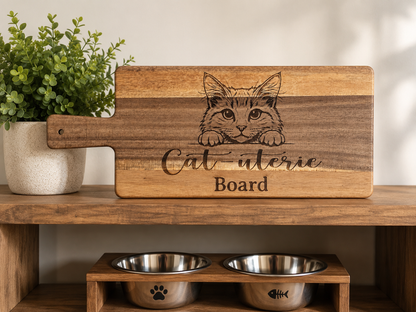 WP Long Acacia Wood Cutting Board 19.5" X 8"