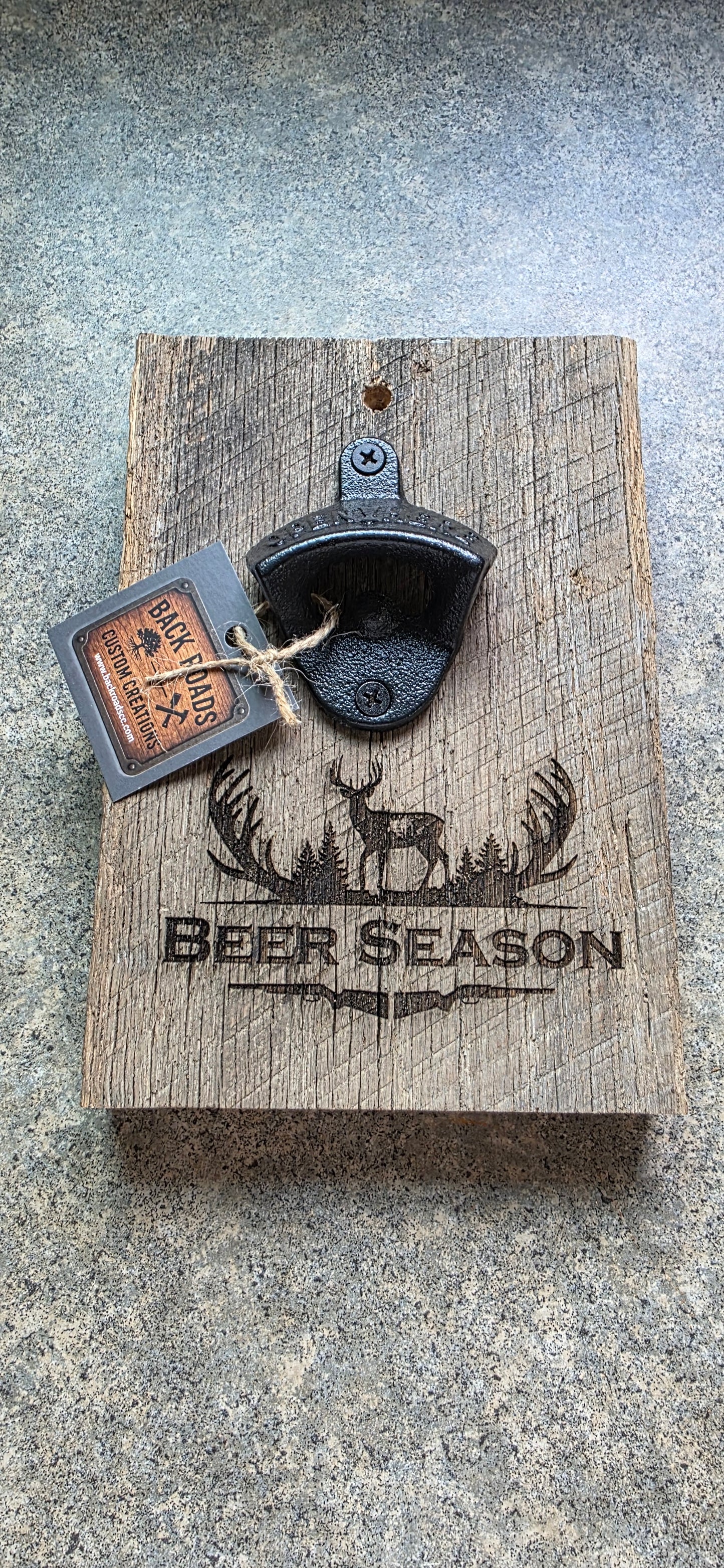 AUTHENTIC BARNWOOD BOTTLE OPENERS – Handcrafted & One-of-a-Kind! - POS