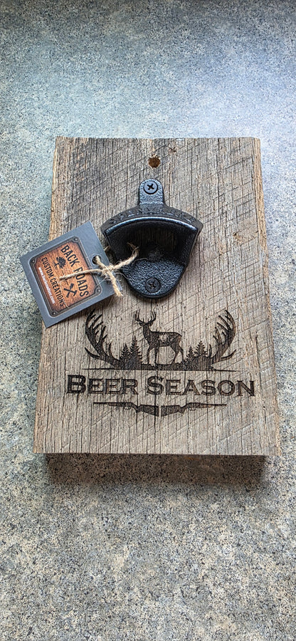 AUTHENTIC BARNWOOD BOTTLE OPENERS – Handcrafted & One-of-a-Kind!